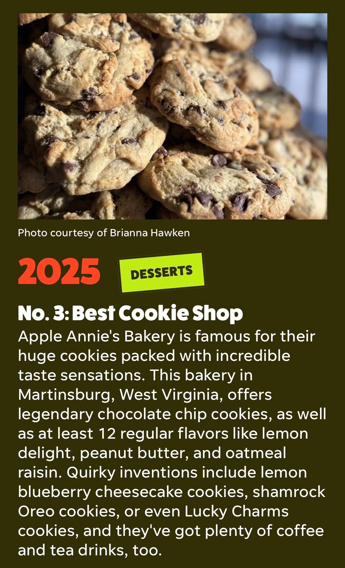 Apple Annie's Cookies - Rated Top #3 Cookie Shop in the U.S.