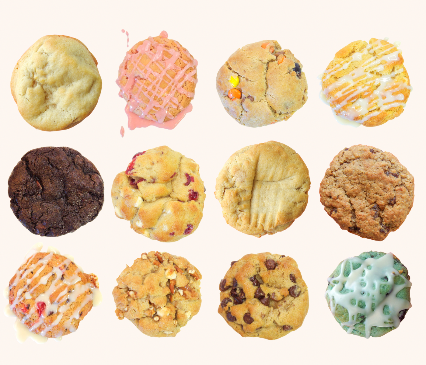 Variety Pack (12 Cookies)